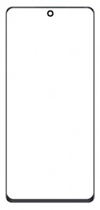 Replacement Front Glass For Cubot X90 Black By - Maxbhi Com