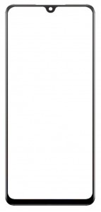 Replacement Front Glass For Zte Blade V70 Max Black By - Maxbhi Com