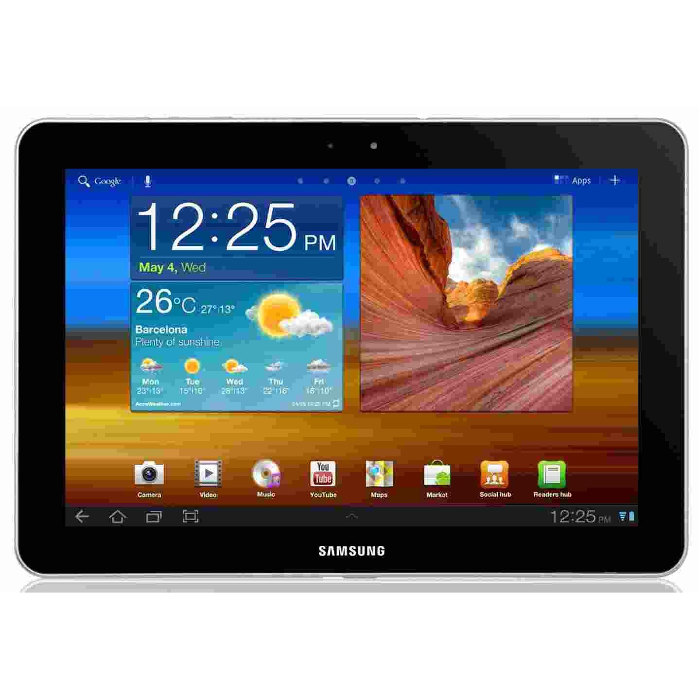 Lcd With Touch Screen For Samsung Galaxy Tab 10 1 32gb Wifi And 3g White Display Glass Combo Folder