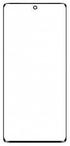Replacement Front Glass For Zte A41 Ultra White By - Maxbhi Com