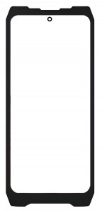 Replacement Front Glass For Blackview Bv7300 Black By - Maxbhi Com