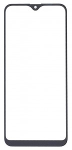 Replacement Front Glass For Samsung Galaxy A10e Black By - Maxbhi Com