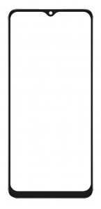 Replacement Front Glass For Tcl 406 Black By - Maxbhi Com