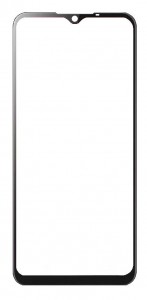 Replacement Front Glass For Lava Z3 Pro Black By - Maxbhi Com