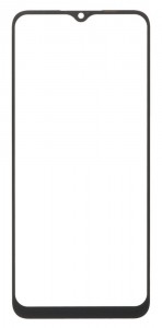 Replacement Front Glass For Realme C33 2023 Black By - Maxbhi Com