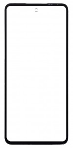 Replacement Front Glass For Motorola Moto G 5g 2024 Black By - Maxbhi Com