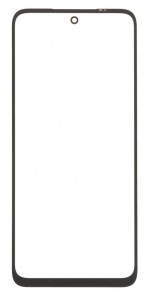 Replacement Front Glass For Motorola Moto G15 Black By - Maxbhi Com