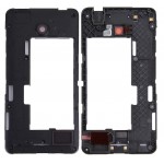 Middle Frame Ring Only For Nokia Lumia 630 3g Orange By - Maxbhi Com