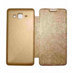 Flip Cover for Samsung Galaxy Grand Prime 4G - Gold