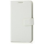 Flip Cover for Intex Aqua Y4 - White