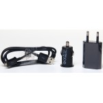 3 in 1 Charging Kit for Nokia XL Dual SIM RM-1030 - RM-1042 with USB Wall Charger, Car Charger & USB Data Cable