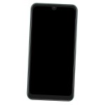 Lcd Frame Middle Chassis For Itel A04 Black By - Maxbhi Com