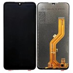 Lcd With Touch Screen For Itel A04 Black By - Maxbhi Com