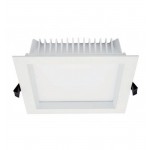 24 Watt Square LED Down Light - 195 mm, White