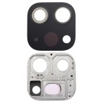 Camera Lens Glass With Frame For Apple Ipad Pro 11inch 2022 White By - Maxbhi Com