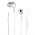 Earphone for Micromax A77 Canvas Juice - Handsfree, In-Ear Headphone, 3.5mm, White