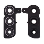 Camera Lens Glass With Frame For Samsung Galaxy S24 5g Black By - Maxbhi Com