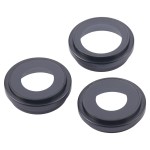 Camera Lens Glass With Frame For Apple Iphone 16 Pro Max Black By - Maxbhi Com