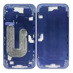Lcd Frame Middle Chassis For Apple Iphone 16 Plus Blue By - Maxbhi Com