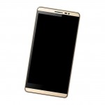 Camera Lens Glass with Frame for Panasonic Eluga i3 Black