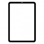 Replacement Front Glass For Apple Ipad Mini A17 Pro 2024 Black By - Maxbhi Com