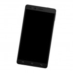 Camera Lens Glass with Frame for BQ Aquaris E6 Black