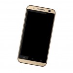 Camera Lens Glass with Frame for Spice Xlife M5 Pro White