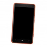Camera Lens Glass with Frame for Nokia Lumia 625 Orange