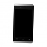 Camera Lens Glass with Frame for Lava Iris 400s Silver