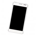 Camera Lens Glass with Frame for Huawei Ascend D2 Black