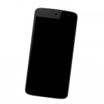 Camera Lens Glass with Frame for Acer Liquid Zest Black