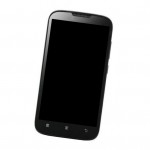Camera Lens Glass with Frame for Lenovo A560 Black