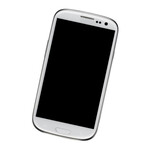 Middle Frame Ring Only for Samsung I9300 Galaxy S III White