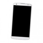 Camera Lens Glass with Frame for LG G Pro 2 F350 White