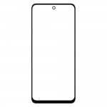 Replacement Front Glass For Philips S6206 Black By - Maxbhi Com