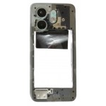 Middle Frame Ring Only For Infinix Smart 9 Hd Silver By - Maxbhi Com