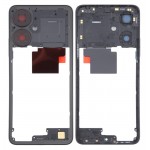 Middle Frame Ring Only For Xiaomi Redmi 13r 5g Black By - Maxbhi Com