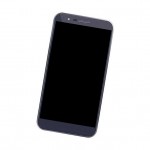 Camera Lens Glass with Frame for LG Stylo 3 Plus Black