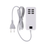 6 Port Multi USB HighQ Fast Charger for HP Slate 7 VoiceTab - Maxbhi.com