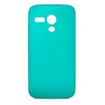 Back Case for Motorola Moto G Dual SIM - 2014 - Cyan