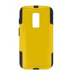 Back Case for Motorola Moto G Plus 1 Dual SIM - Yellow & Black