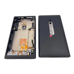 Back Panel Cover For Nokia Lumia 900 Rm823 Black - Maxbhi Com