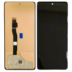 Lcd With Touch Screen For Lava Bold 5g Black By - Maxbhi Com