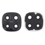 Camera Lens Glass With Frame For Xiaomi Redmi Note 14 Pro 4g White By - Maxbhi Com