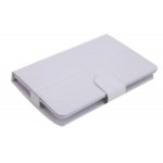 Flip Cover for Adcom Apad 741C - White
