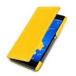 Flip Cover for Sony Xperia Z3+ White - Yellow