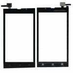 Touch Screen Digitizer For Intex Cloud Breeze Black By - Maxbhi Com