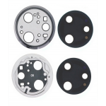 Camera Lens Glass With Frame For Xiaomi Poco F7 Ultra Black By - Maxbhi Com