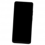 Camera Lens Glass with Frame for Motorola Moto S50 Black