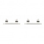 Volume Side Button Outer For Apple Iphone 17 Pro Max White By - Maxbhi Com